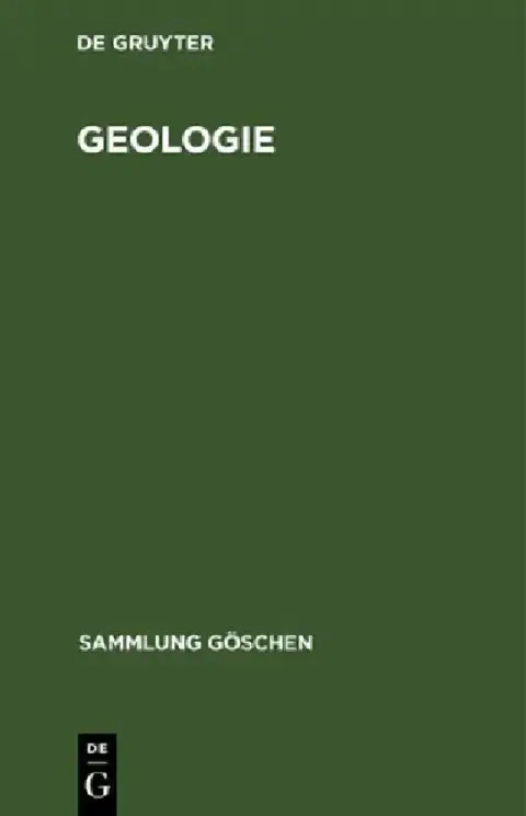 Cover of Geologie