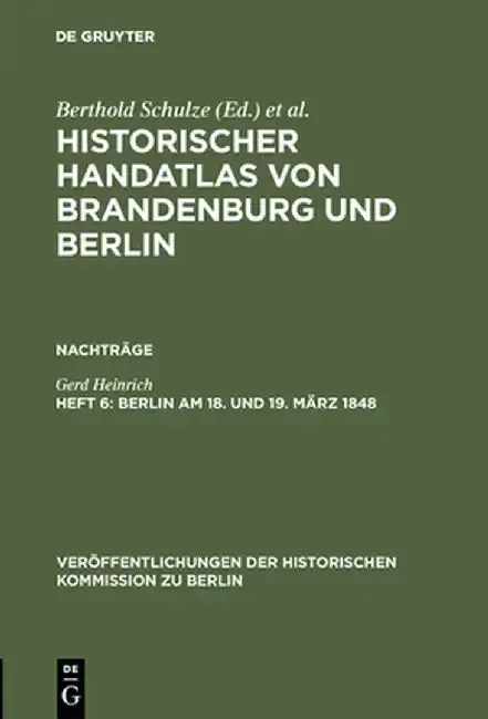 Cover of Berlin Am 18. Und 19. Mrz 1848