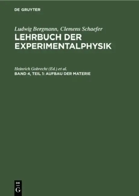 Cover of Aufbau Der Materie