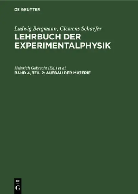 Cover of Aufbau der Materie