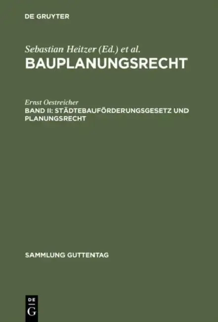 Cover of Stadtebauforderungsgesetz Und Planungsrecht