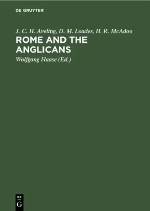 Cover of Rome and the Anglicans