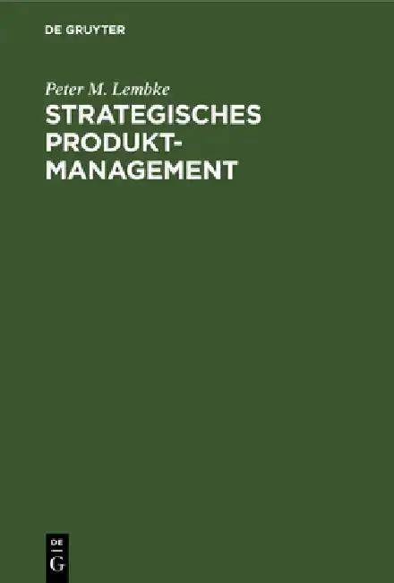 Cover of Strategisches Produktmanagement