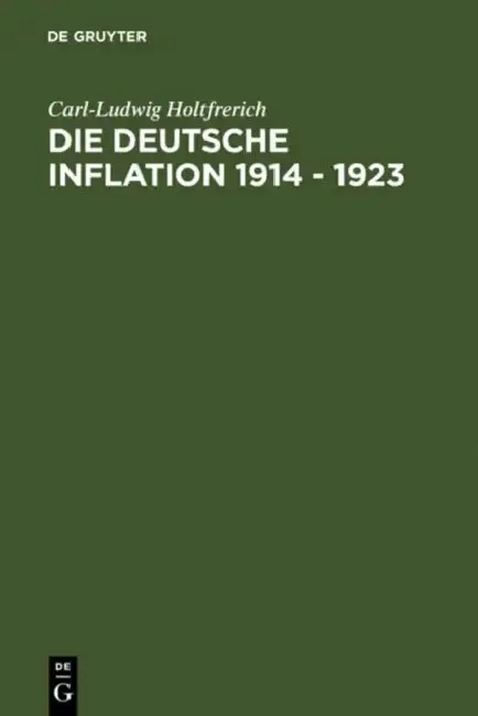 Cover of Die deutsche Inflation 1914 - 1923
