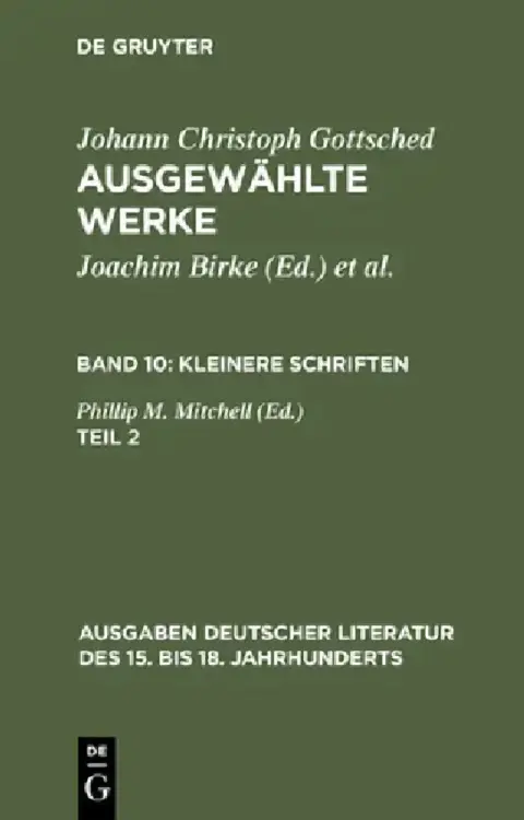 Cover of Kleinere Schriften. Zweiter Teil