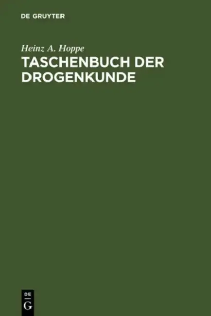 Cover of Taschenbuch der Drogenkunde