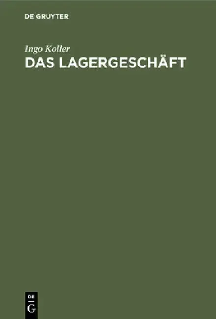 Cover of Das Lagergeschäft