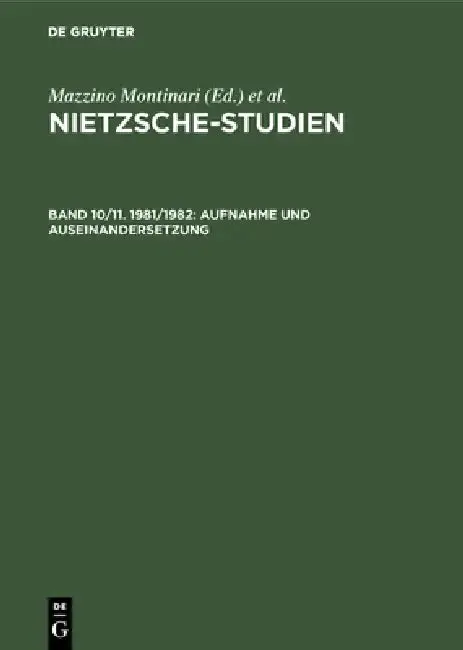 Cover of Aufnahme und Auseinandersetzung