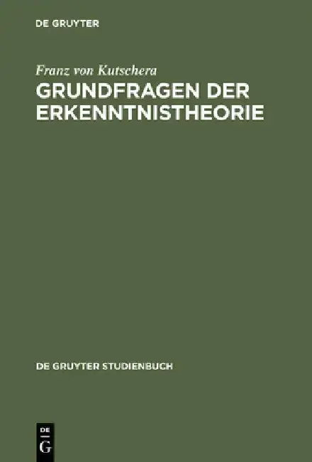 Cover of Grundfragen Der Erkenntnistheorie