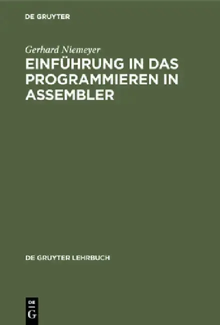 Cover of Einführung in das Programmieren in ASSEMBLER