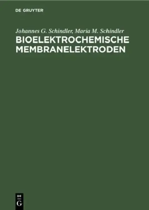 Cover of Bioelektrochemische Membranelektroden