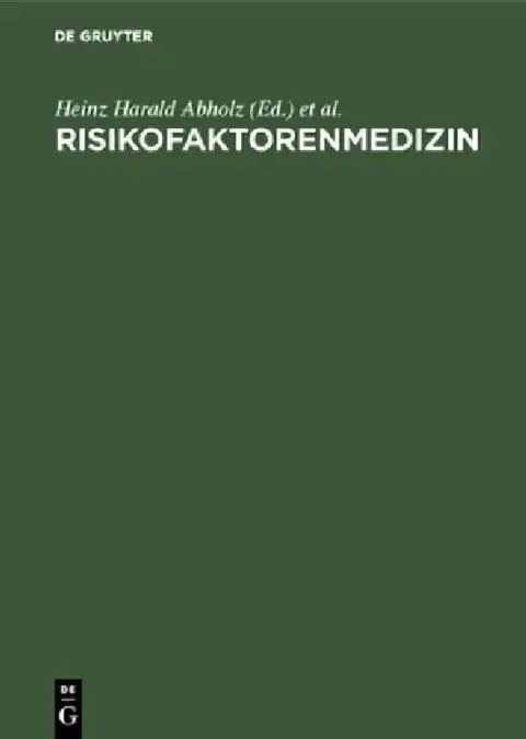 Cover of Risikofaktorenmedizin