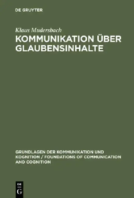 Cover of Kommunikation über Glaubensinhalte