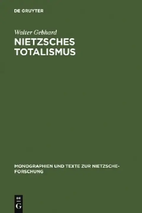 Cover of Nietzsches Totalismus