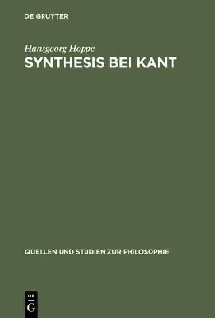 Cover of Synthesis Bei Kant