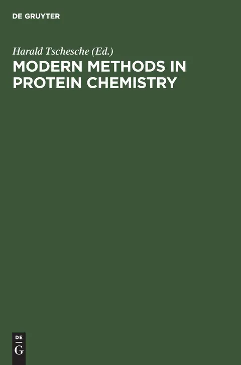 Cover of Modern methods in protein chemistry