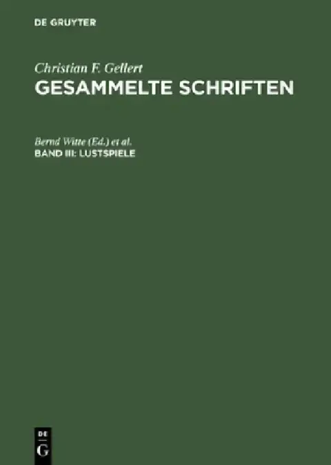 Cover of Lustspiele