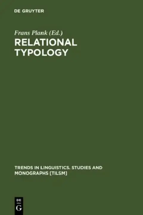 Cover of Relational Typology