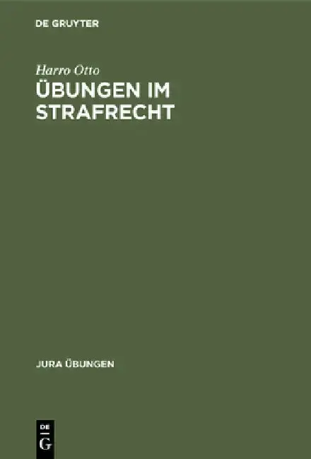 Cover of Übungen im Strafrecht