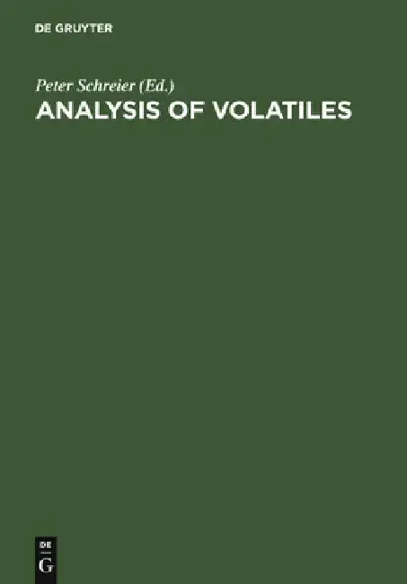 Cover of Analysis of Volatiles