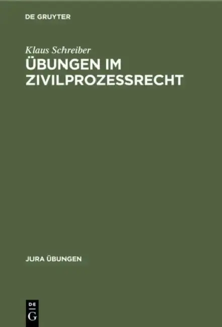Cover of Übungen im Zivilprozeßrecht