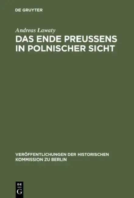 Cover of Das Ende Preußens in polnischer Sicht