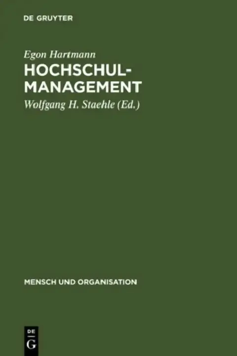 Cover of Hochschulmanagement