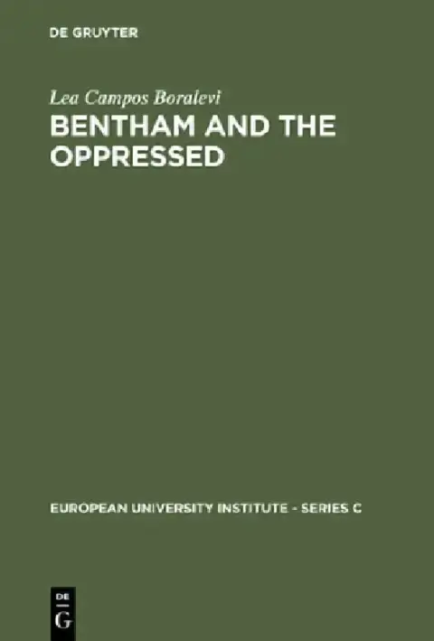 Cover of Bentham and the Oppressed