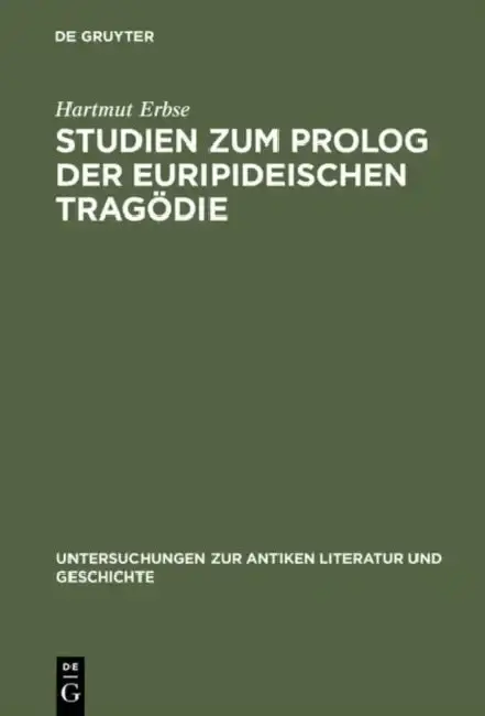 Cover of Studien Zum PROLOG Der Euripideischen Tragödie