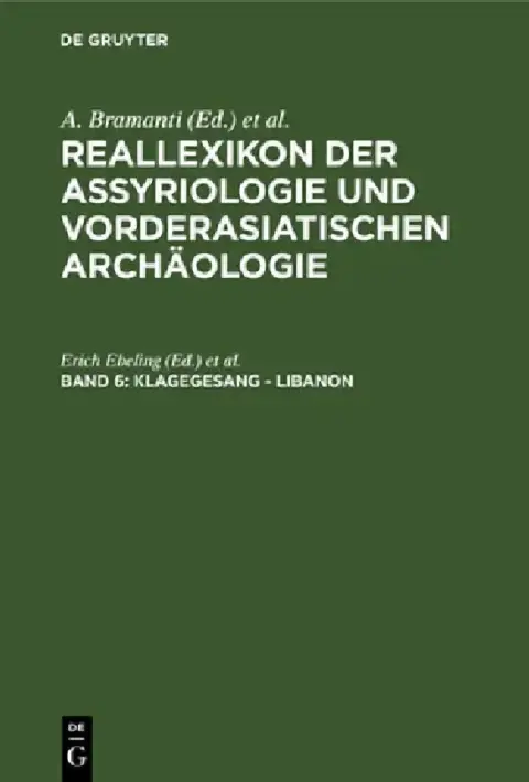 Cover of Klagegesang - Libanon