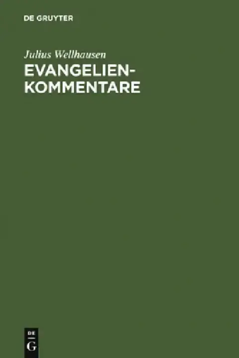 Cover of Evangelienkommentare