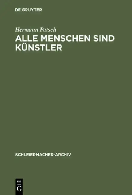 Cover of Alle Menschen sind Künstler