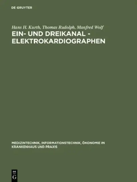Cover of Ein- und Dreikanal - Elektrokardiographen