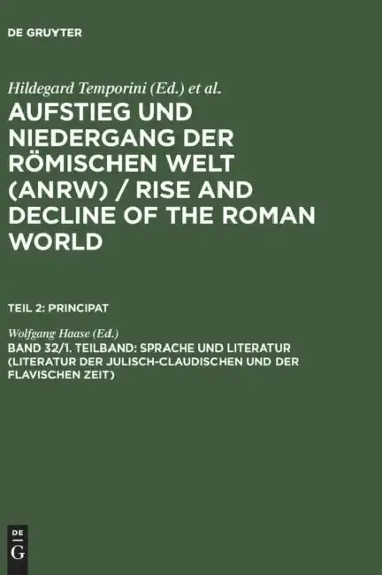 Cover of Sprache Und Literatur (Literatur Der Julisch-Claudischen Und Der Flavischen Zeit)