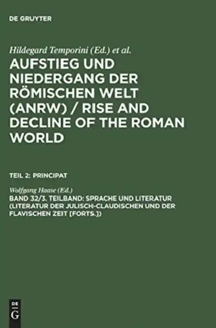Cover of Sprache Und Literatur (Literatur Der Julisch-Claudischen Und Der Flavischen Zeit [Forts.])