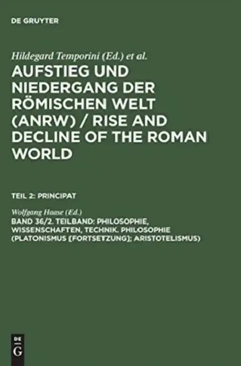 Cover of Philosophie, Wissenschaften, Technik. Philosophie (Platonismus [Forts.]; Aristotelismus)