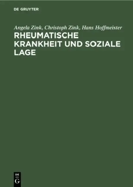 Cover of Rheumatische Krankheit und soziale Lage