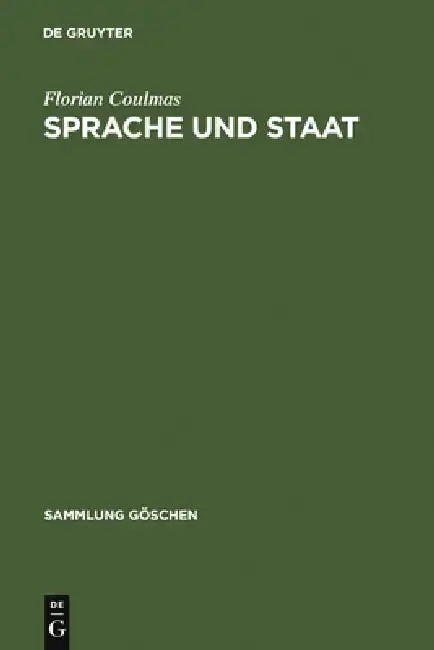 Cover of Sprache und Staat