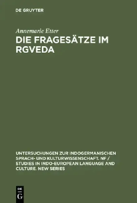 Cover of Die Fragesätze im Rgveda
