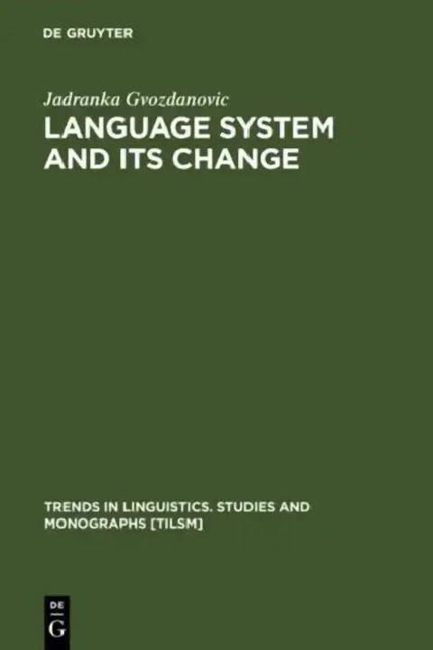 Cover of Language System and Its Change
