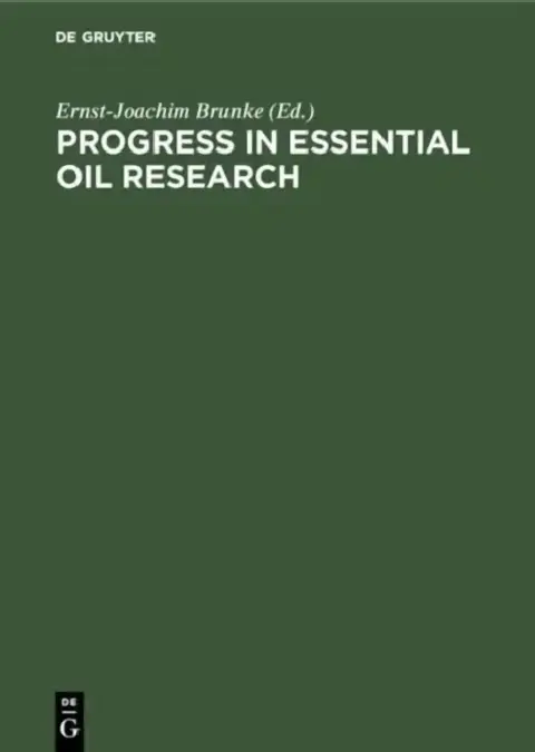 Cover of Progress in Essential Oil Research