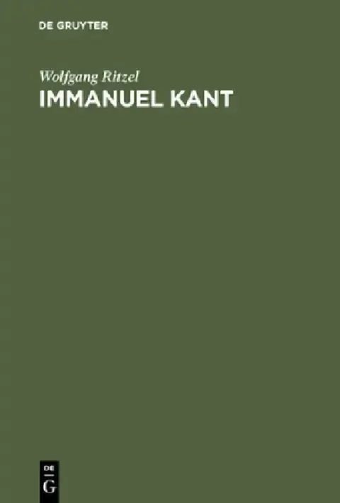 Cover of Immanuel Kant
