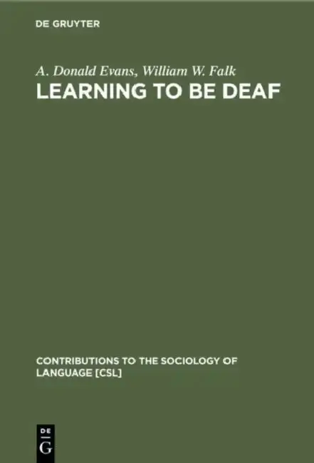 Cover of Learning to Be Deaf