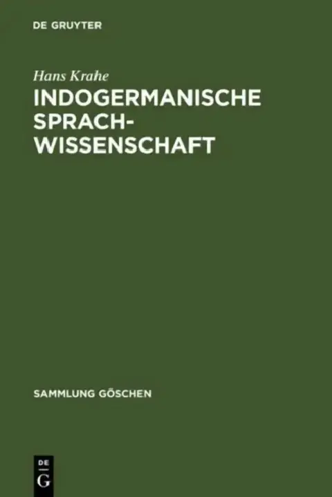 Cover of Indogermanische Sprachwissenschaft