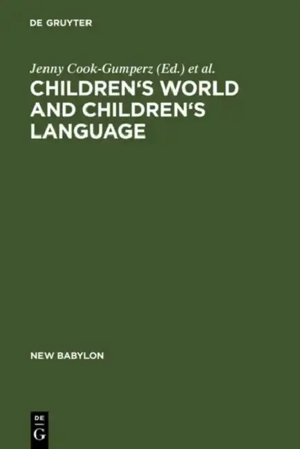 Cover of Children's Worlds and Children's Language