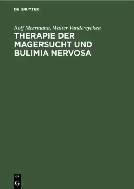 Cover of Therapie der Magersucht und Bulimia nervosa