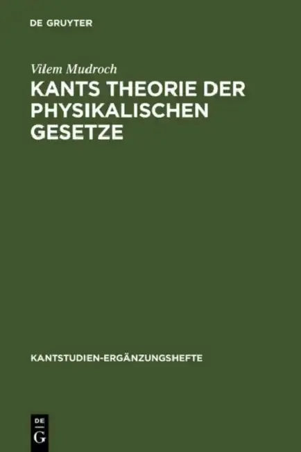 Cover of Kants Theorie der physikalischen Gesetze