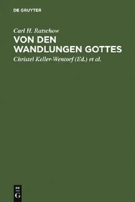 Cover of Von Den Wandlungen Gottes