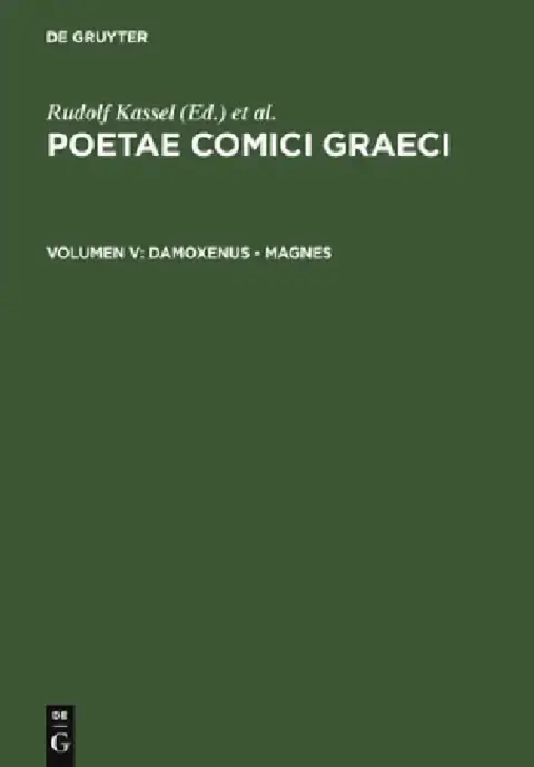 Cover of Poetae Comici Graeci