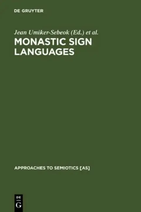 Cover of Monastic Sign Languages